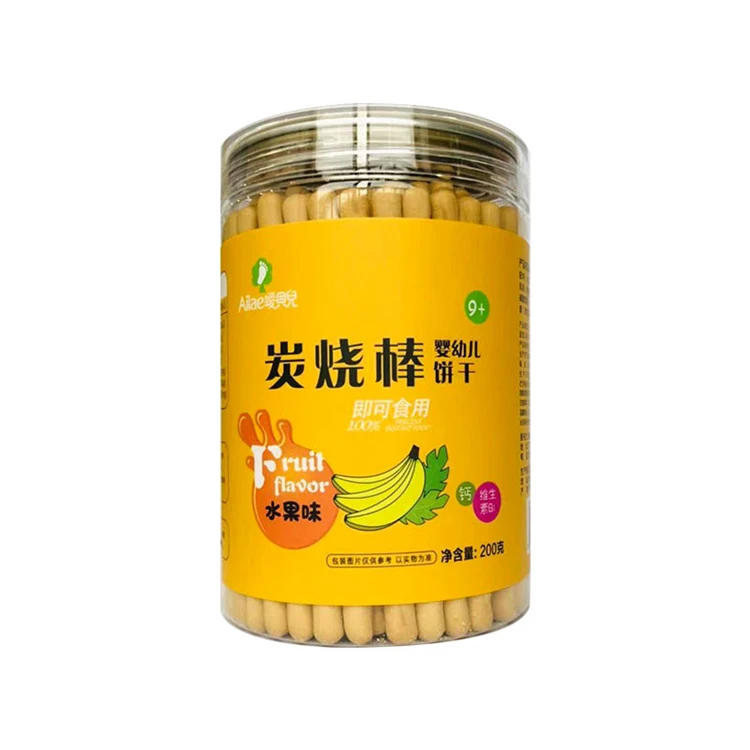 Baby Food Biscuit Factory Manufacture High Quality Cracker Long Biscuit For Child