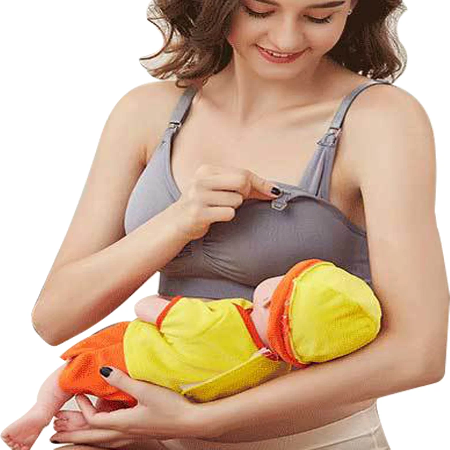 Ananbaby Seamless Breast Feeding Bra Nursing Bra Maternity Breastfeeding Nursing Bra Ice Silk Plus Size Comfortable