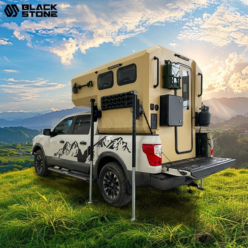 Truck Camper Bed 5 Ft Box Trailer For Pickup Large Hard Wail Flat
