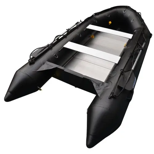 High Speed 15ft 470cm Hypalon/PVC Foldable Inflatable Boat With Aluminum Floor