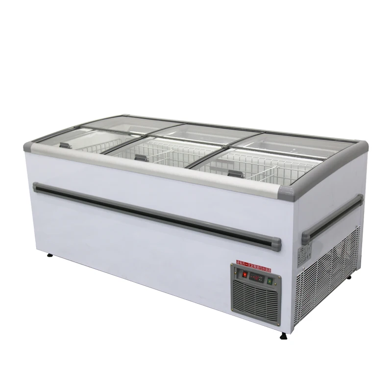Supermarket Display Cabinet Freezer Commercial Cabinet Island Freezer Island Display Cabinet Freezer