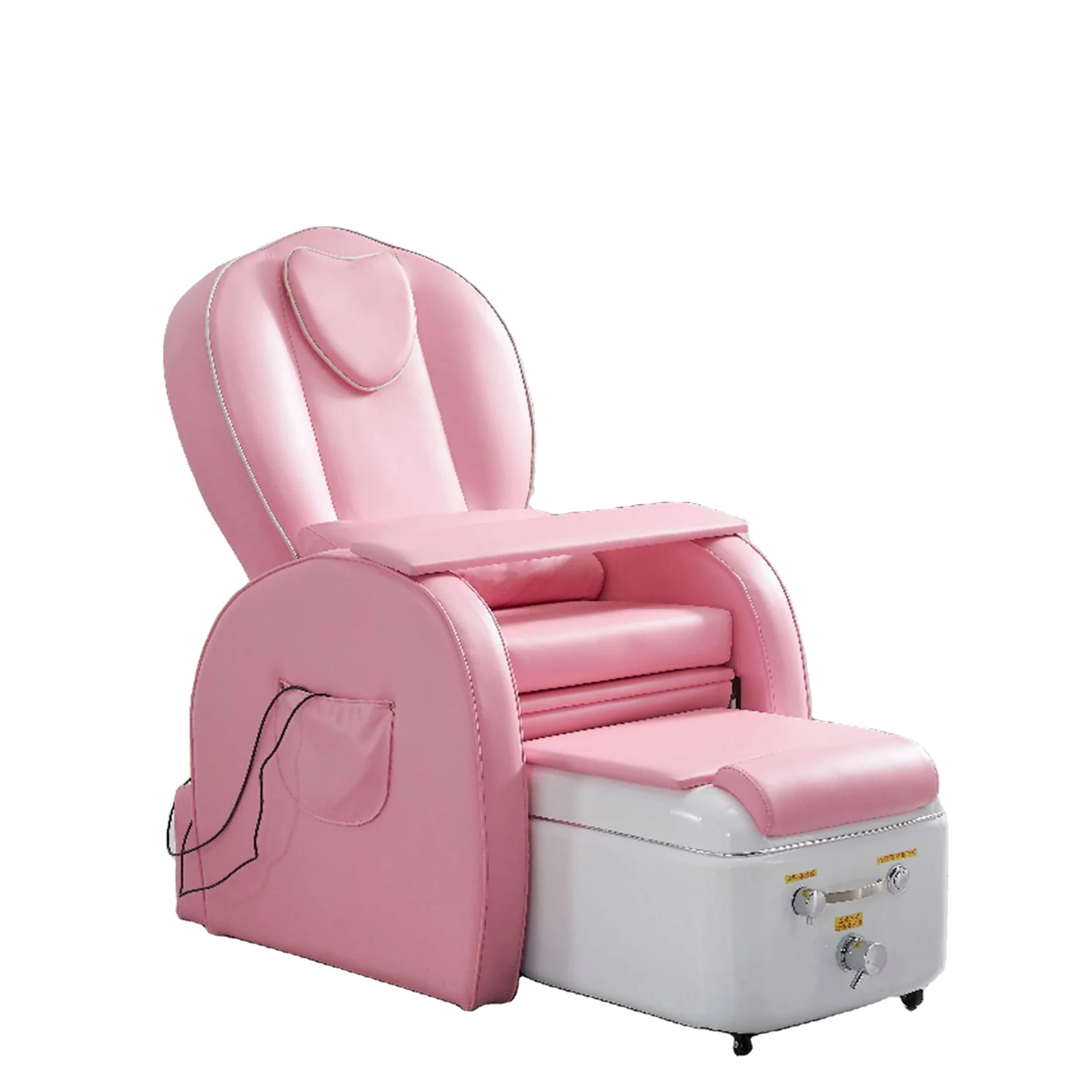 Professional pink Luxury Sofa Foot Spa Manicure Beauty Salon Pedicure Chair