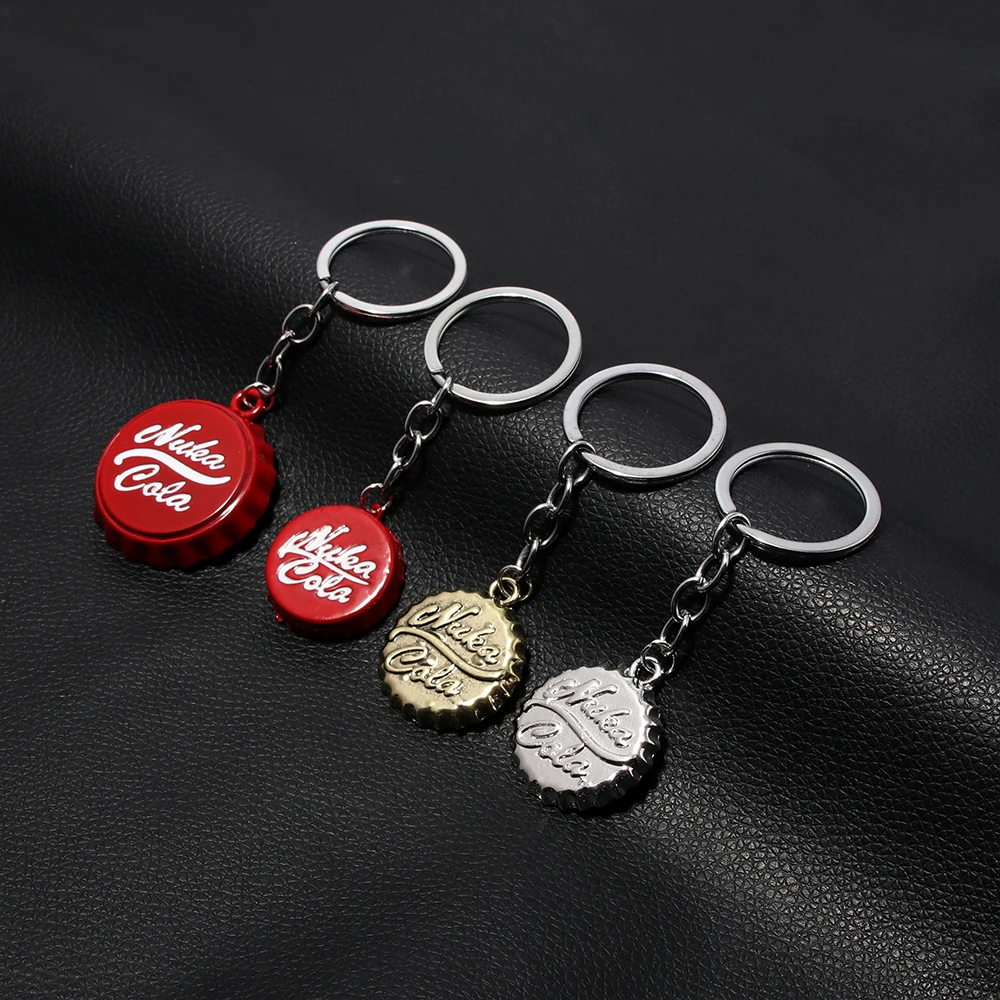 Designs Logo Fallout Nuka Cola Beer Bottle Opener Keychain Key Chain