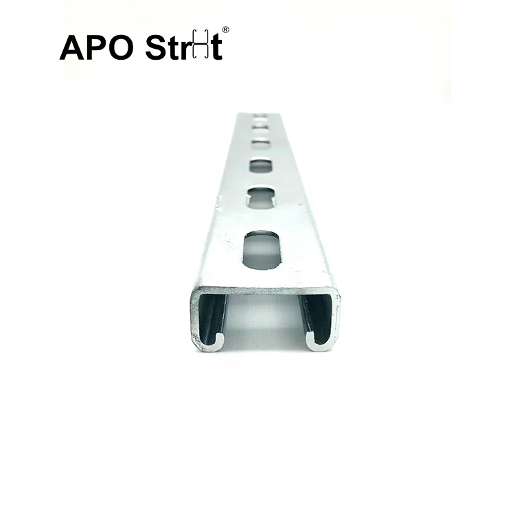 Hot Selling Electric Galvanizedp1000t 1-5/8' x 1-5/8' Slotted U Strut Channel Manufacture