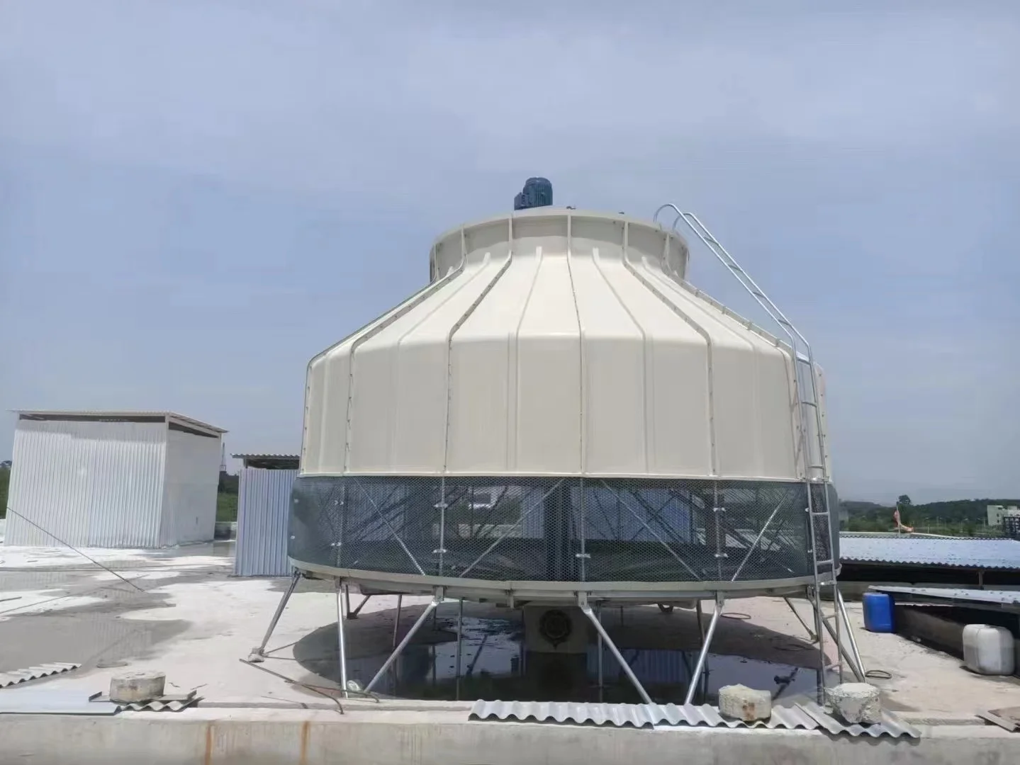 CTI Certified FRP Round water Cooling Tower 10 ton 20 ton price