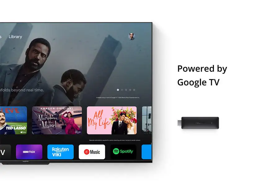 Original Realm 4K Smart TV Stick 2GB 8GB Quad Core BT 5.0 Smart  TV Stick 4kp60