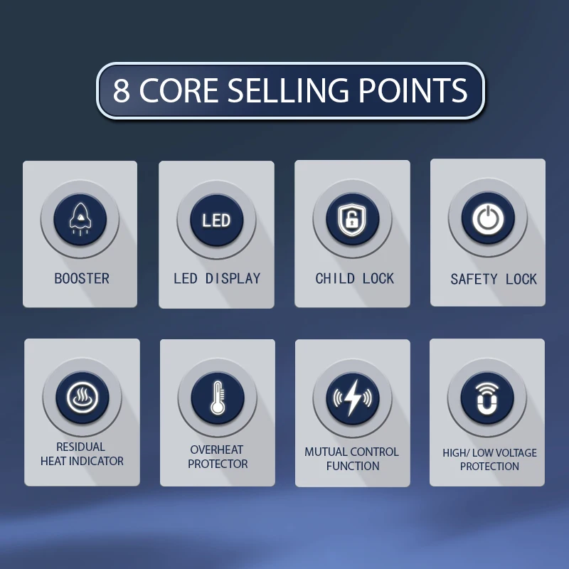 Wholesale Price Built in Infrared Cooker Electric Double Ceramic Infrared Cooker with Metal Body