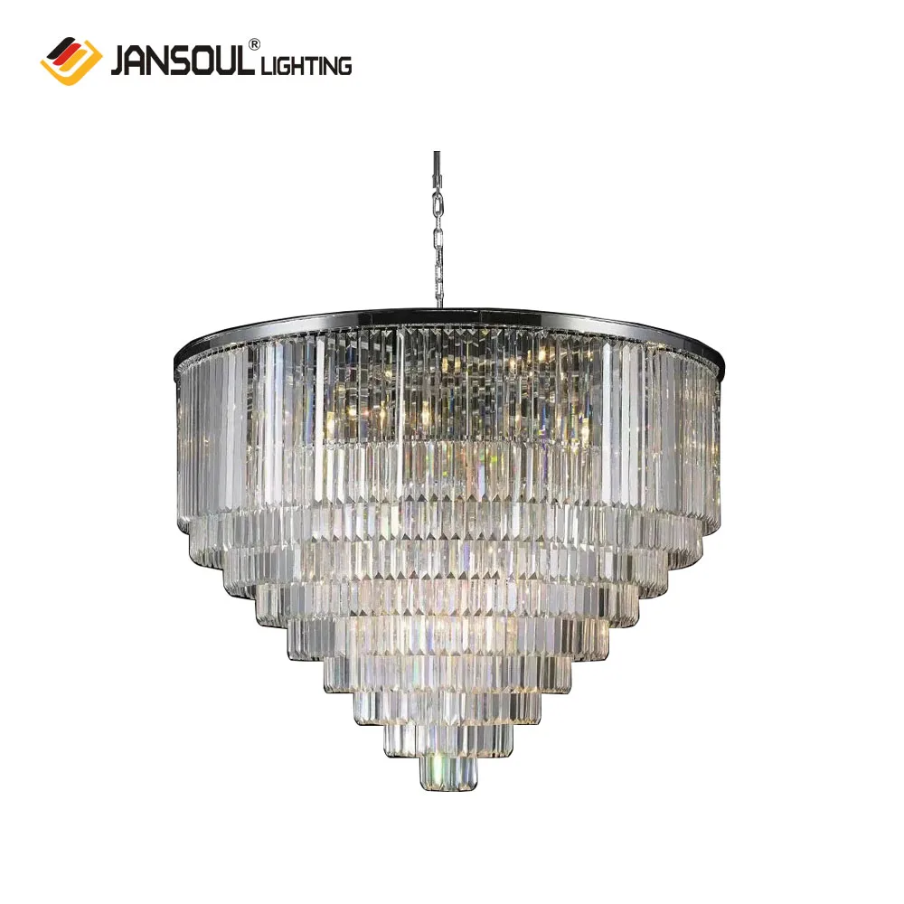 magnifying vintage metal ring suspended electrical crystal chandelier ceiling lamp fittings