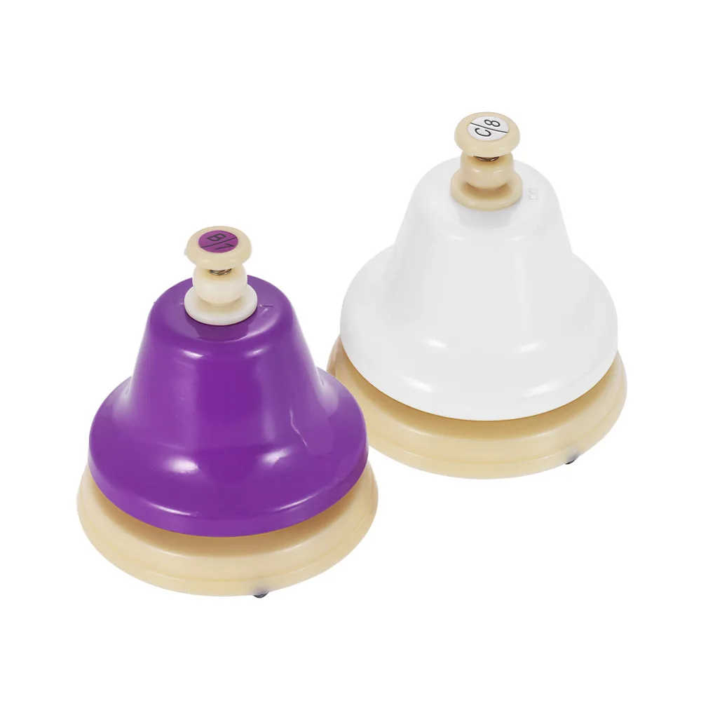 8 Note Colorful Hand Bell Set for Children Kids Student