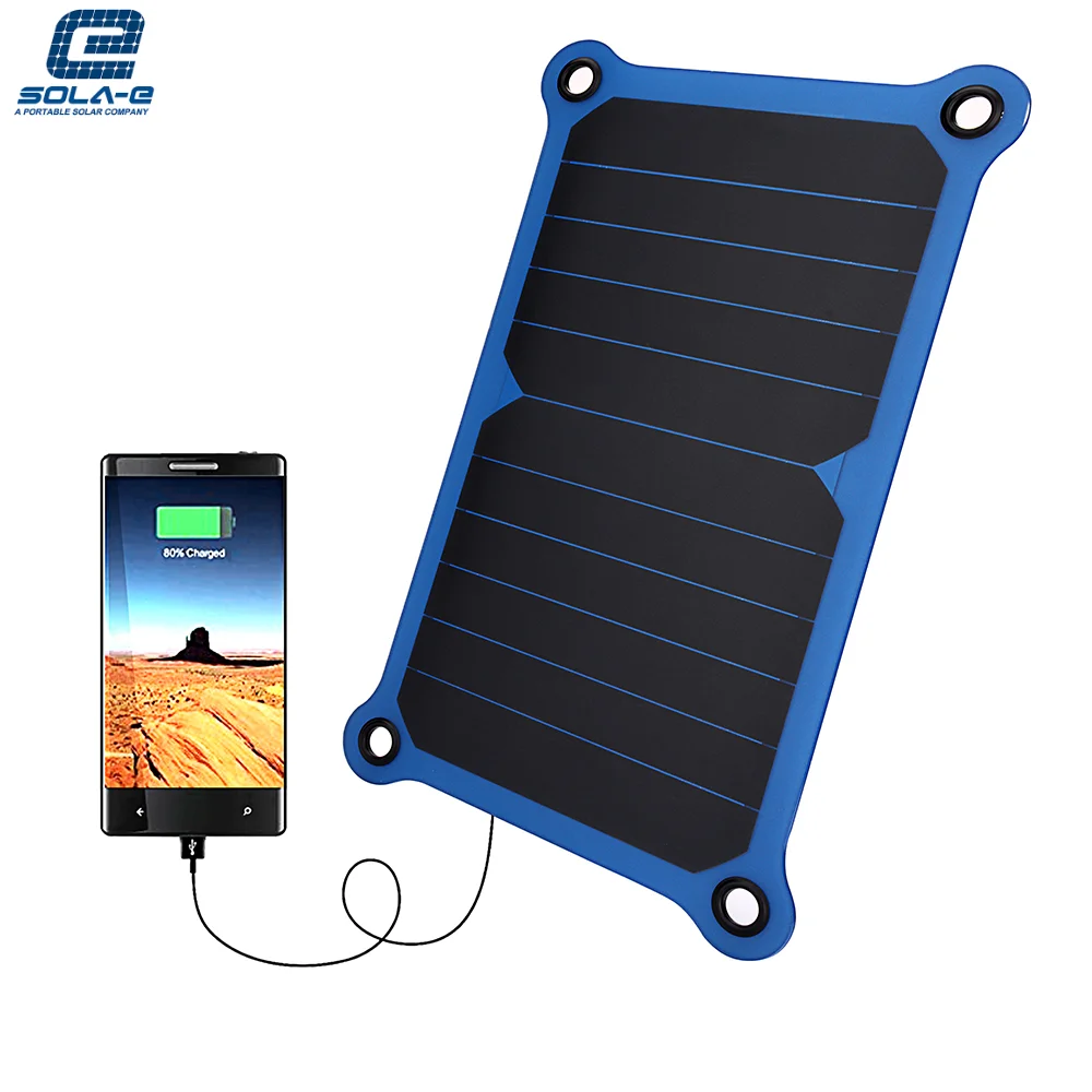 High Quality Sunpower Cell Phone Charger Solar Panel Backpack Charger 6W 12W 18W 24W 28W For Travelling