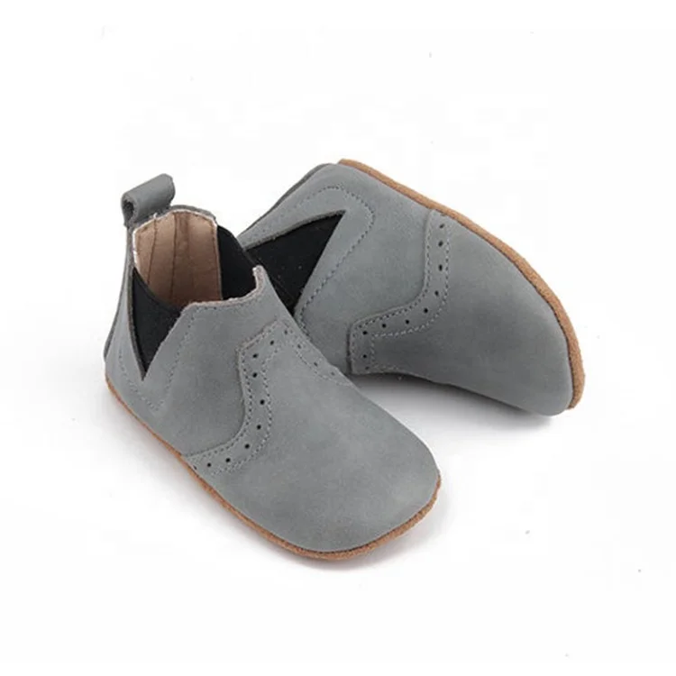 Winter Baby Boots Cow Leather Smile Ankle Custom Casual Infant Outdoor GENUINE Leather Breathable Hard-wearing SLIP-ON Autumn