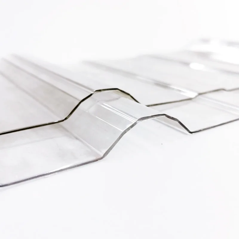 Clear Fireproof Corrugated Plastic Roofing Sheets Plastic Greenhouse Outdoor Roofing Material