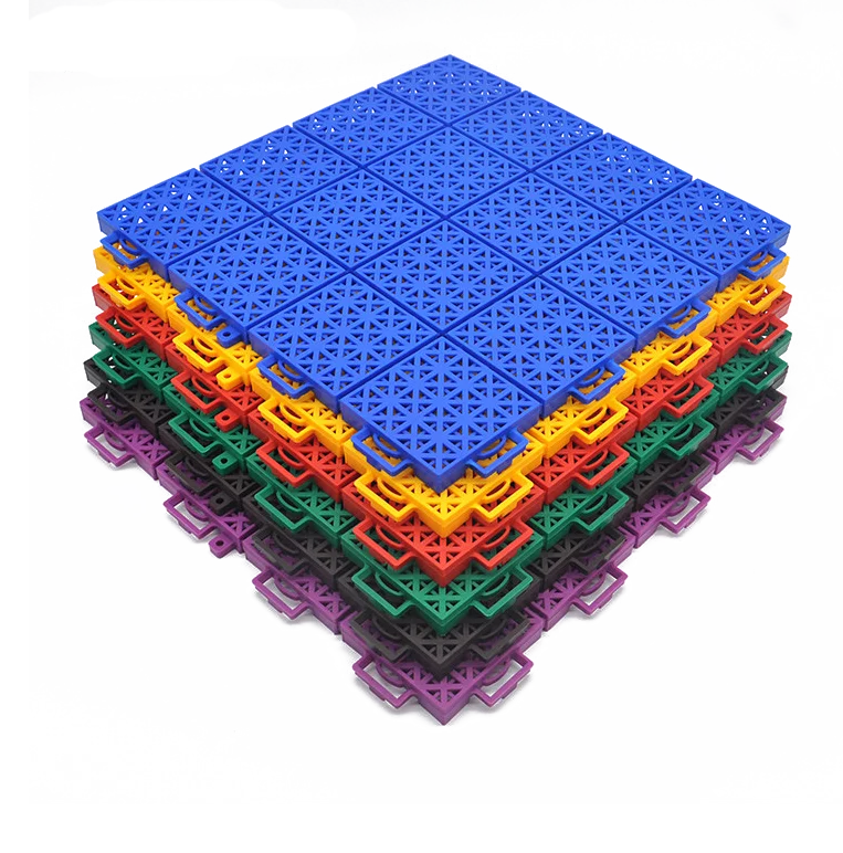 UNI high quality hockey pickle ball court interlocking tiles plastic interlocking court floor