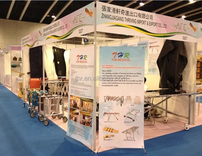 THR-100 похоронные изделия прочные анодированные алюминиевые трубки морг гроб церковный грузовик