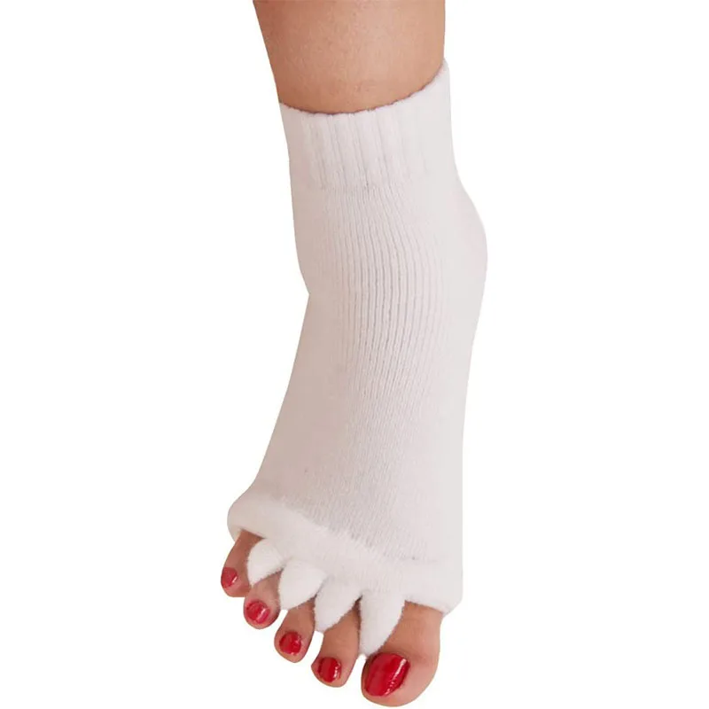 Yoga Open 5 Toes Yoga Socks Ankle Low Cut Pilates Barre Yoga Grip Socks with Grips