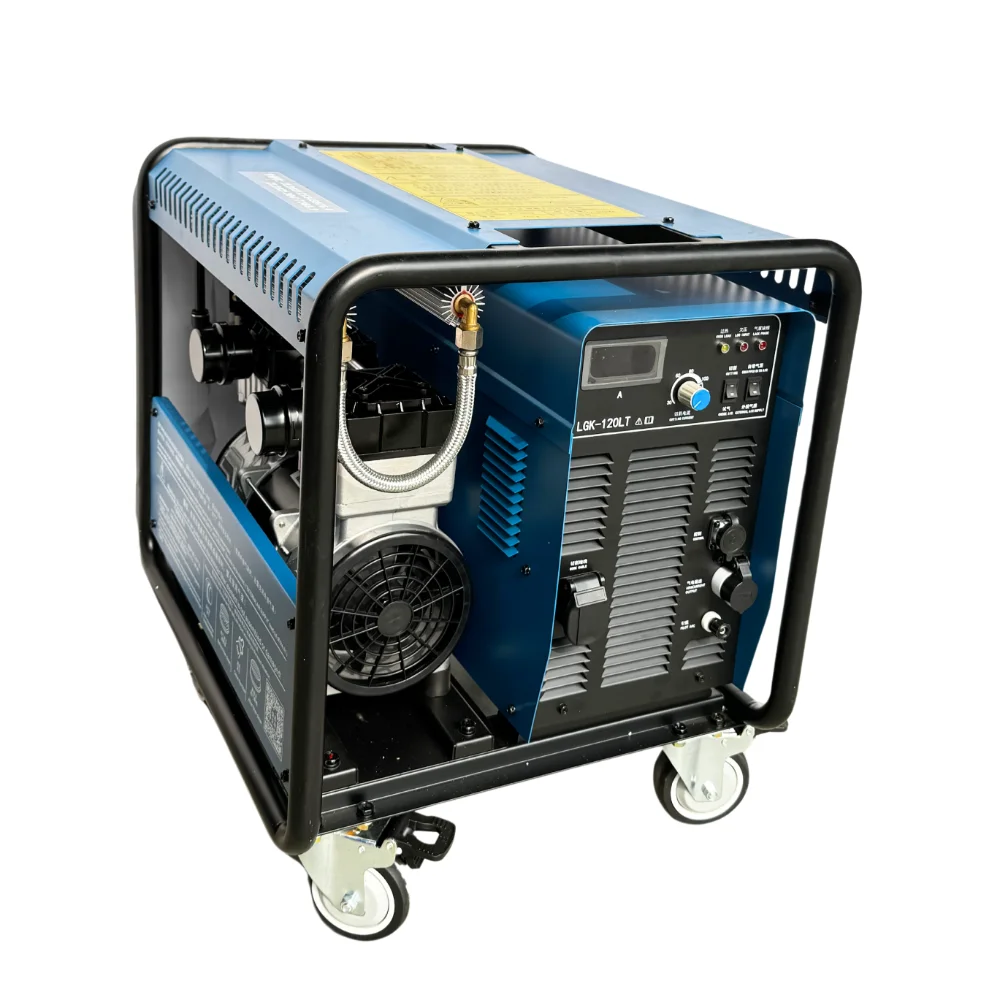 LGK-120LT Portable Plasma Cutter with Built-in Air Compressor IGBT Technology for Construction New Used Condition Available