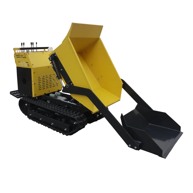 Small Hydraulic loading Track crawler Mini Dumper loader Garden Loader with high tipping