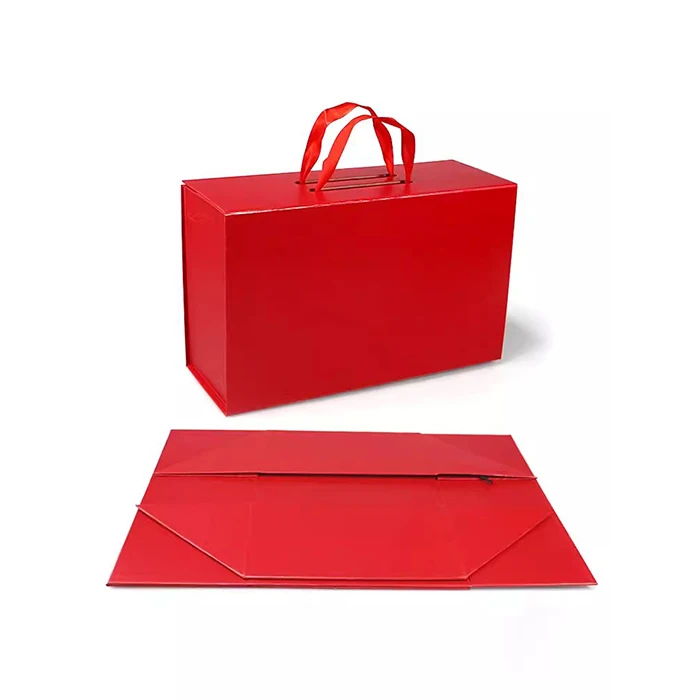Custom Foldable Box with Magnetic Lid For skincare cosmetics candle perfume jewelry chocolate packing