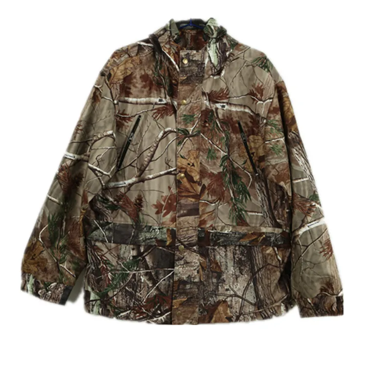 
2021 Tree hunting clothes Ghillie suit hunting pant leaf printing clothes hunting jacket camouflage 