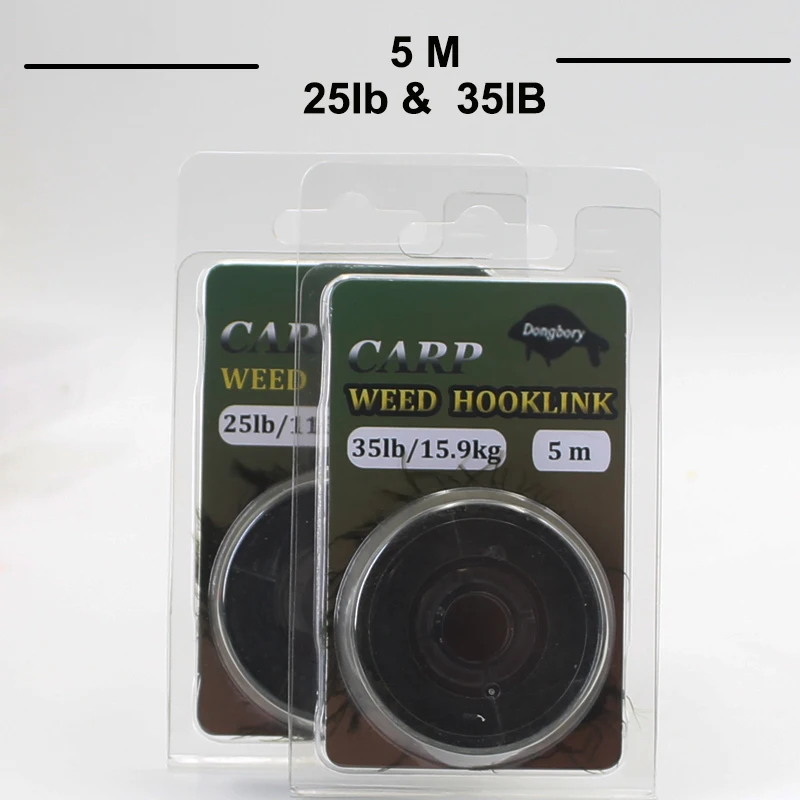 5M Carp Fishing Line Rope Weed Hooklink Thread 8 strands Braided Fishing Line Carp For Carp Rig Hair Rig Hook Link