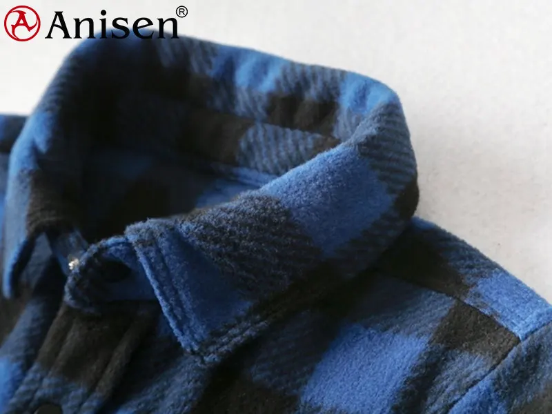 
2021 Hot Sale Oem Service Custom Plaids Windproof Winter Clothing Polar Fleece Jacket for Kids 