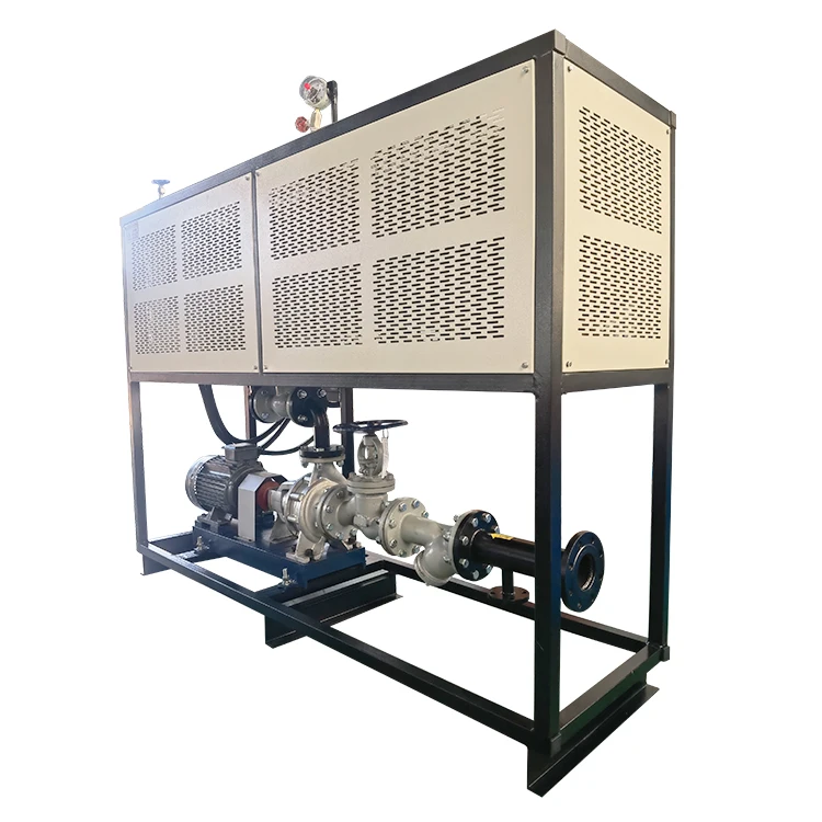 industrial electric oil tank heater horizontal pipeline heater for heavy oil heating thermal oil furnace with control cabinet