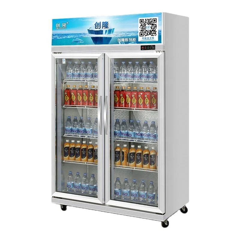 
Обновленная версия коммерческого верхнего компрессора, вертикальный охладитель, дисплей охладителя 