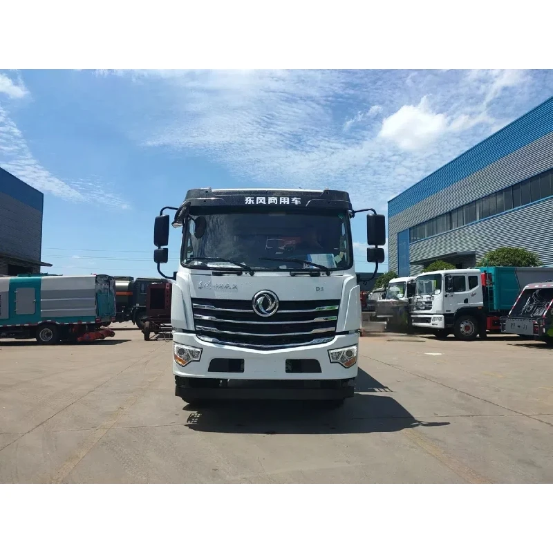 New garbage truck Dongfeng 4500mm wheelbase with remote control of 15 square compression garbage truck