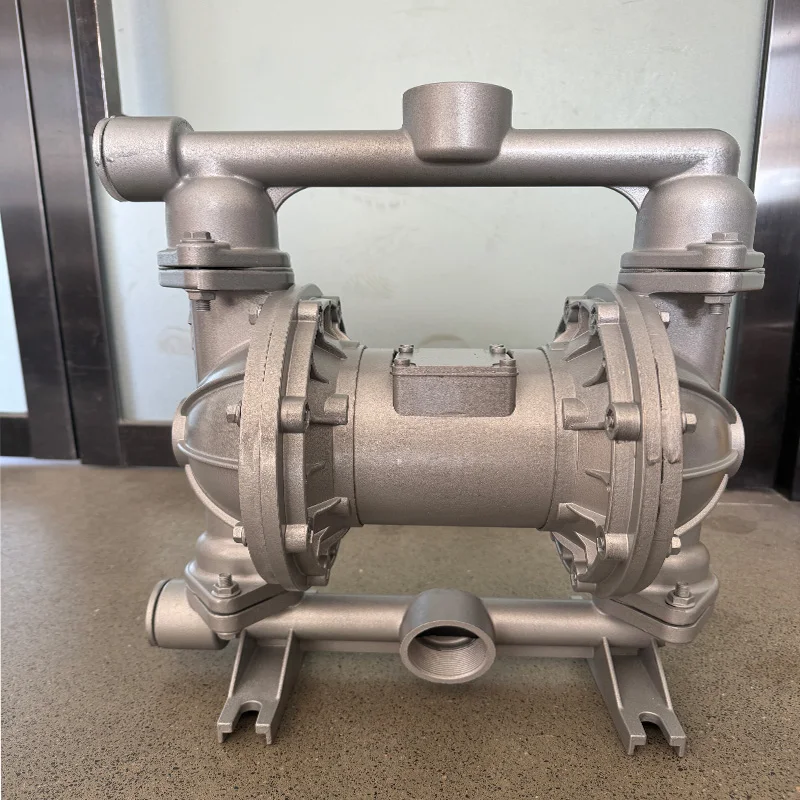 1-дюймовый впускной и выпускной QBK-25L из алюминиевого сплава 22GPM 100PSI 22GPM/NBR пневматический мембранный насос