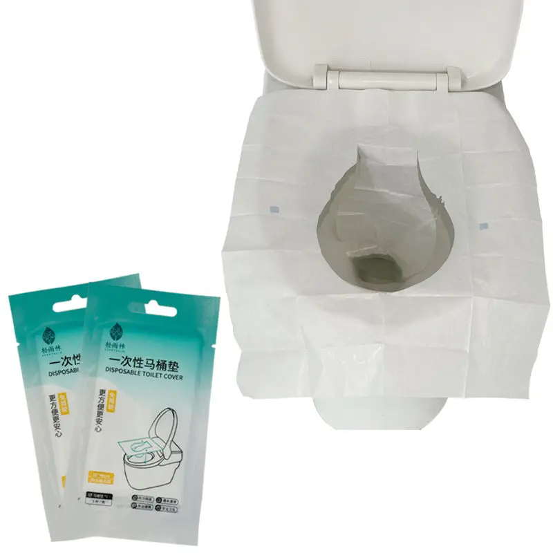 Flushable toilet seat cover paper toilet seat paper disposable toilet seat