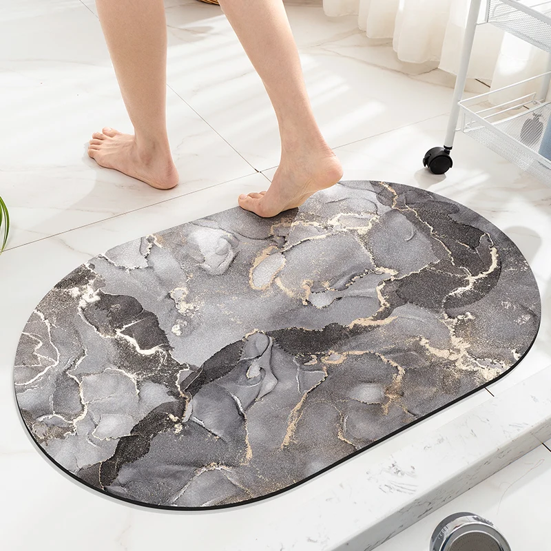 Skin Quick-dry Bath Mat Non-slip Soft Super Absorbent Bathroom Carpets Kitchen Entrance Door Mats Home Floor Mat