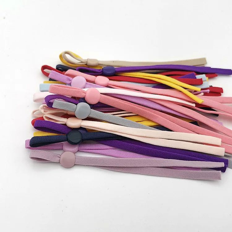 Rope Ear Loop Face Rope Ear Wear Strap Elastic Straps Extender With Silicone Buckle Head Strapping Adjustable