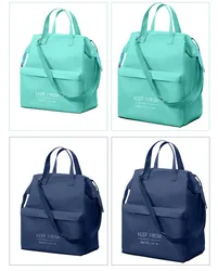 Oxford waterproof Large Insulated Lunch Box Soft Cooler Cooling Tote bag for Adult Men Women insulated thermal lunch bag