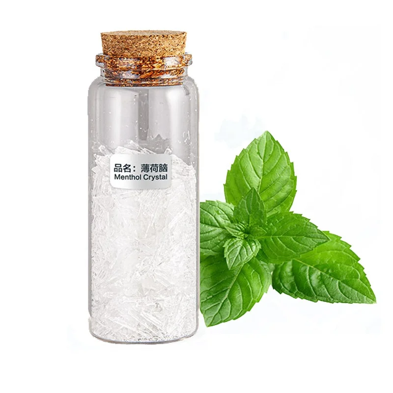 factory bulk food grade flavor cool mint oil inhaler pure natural Menthol Crystal  at wholesale price