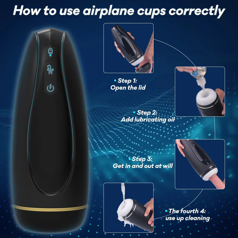 S-HANDE 9 frequency automatic male masturbator cup men masturbation toys adult  sex toys for men masturbating machine