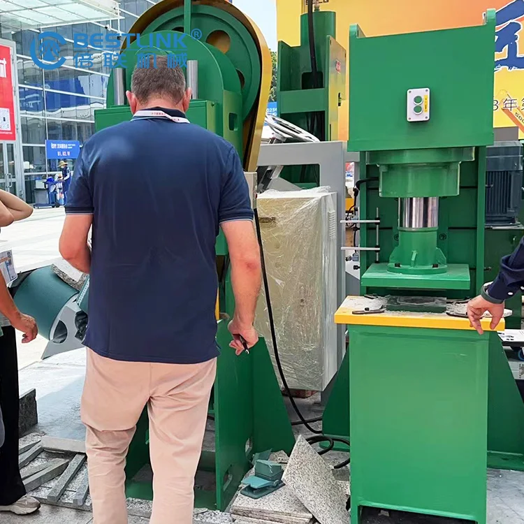 Granite Pressing Splitting Stamping Machine for Recycling Stone Waste From Xiamen Bestlink Factory