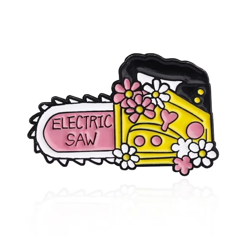 High Quality Premium Badges Tool Engineering Vehicle Shovel Metal Pin Badge Custom 2D 3D Logo Enamel Pin