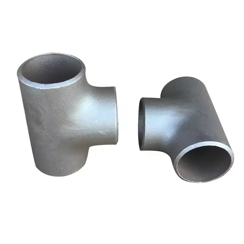 NXF butt welded seamless aluminum alloy 6061 6063 straight tees 2 inch SCH40 aluminum equal tees connector