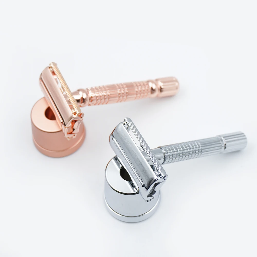 Hot Sale butterfly Open Razor classic double edge Zinc alloy safety razor ecofriendly for Men