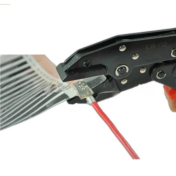 LS-02 electric thermal film crimping pliers Crimping tool cutting pliers