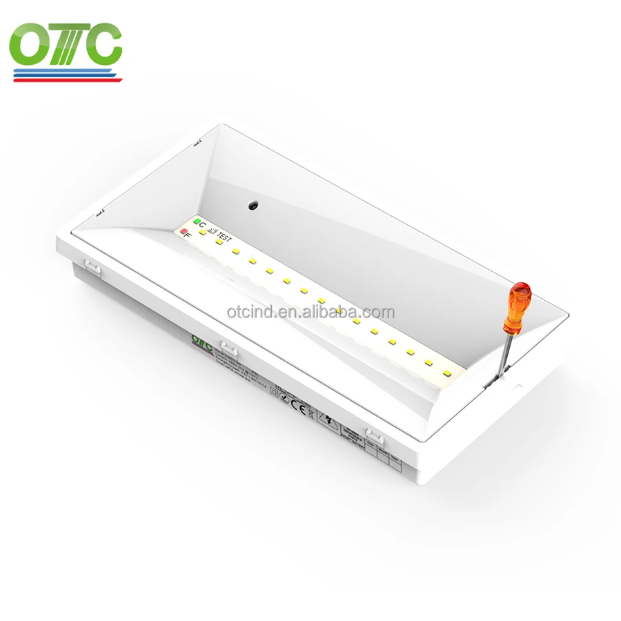 OT-HLB5-RST LED IP65 exit light and exit sign in one design