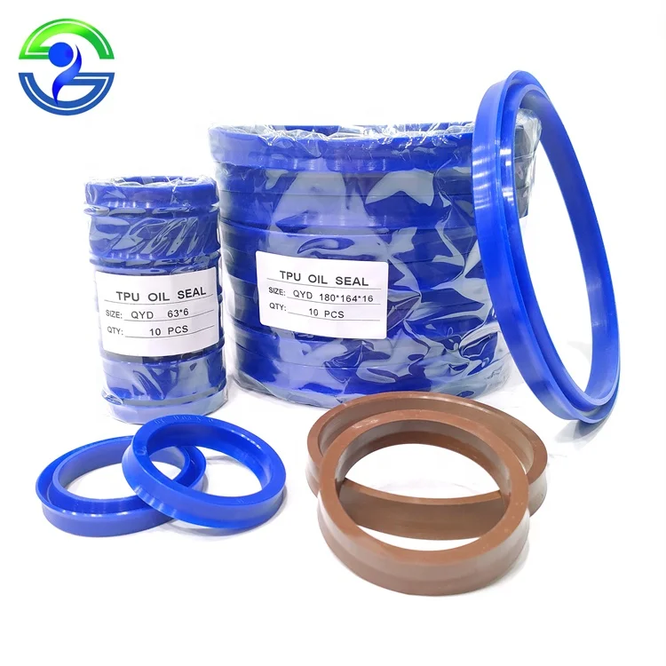 Supply Qyd Pneumatic Piston Rod Seal Hole Cylinder Piston Seal Ring PU Seal Ring