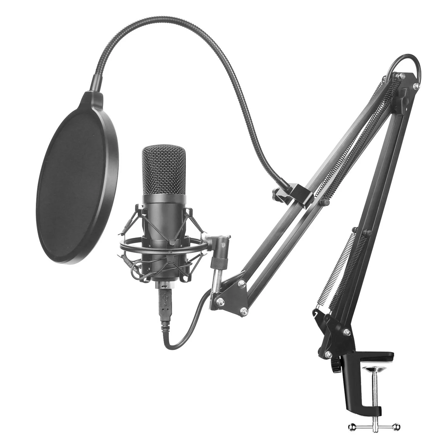 Gaming microphone  USB condenser drum microphones professional table live studio Microfone recording mic gaming