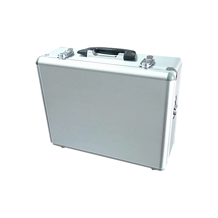 Portable good performance hard laptop aluminum attache case with foam