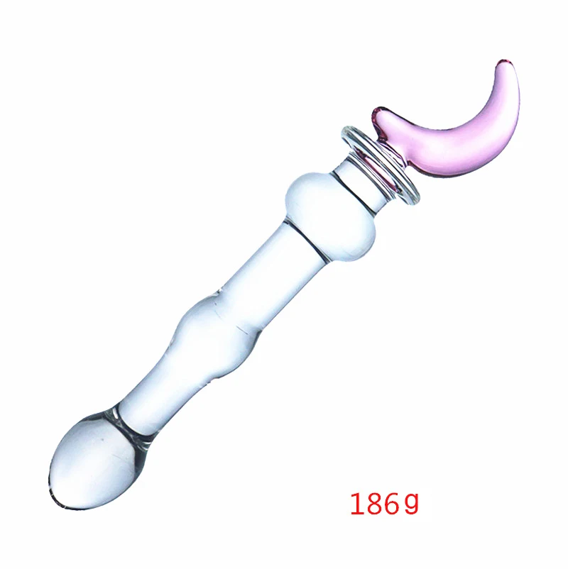 Ebay Best-selling Heart Cat Head Pentacle Moon Love Fairy Magic Stick G-Spot Clitoris Crystal Glass Dildo Anal Butt Plug Sex Toy