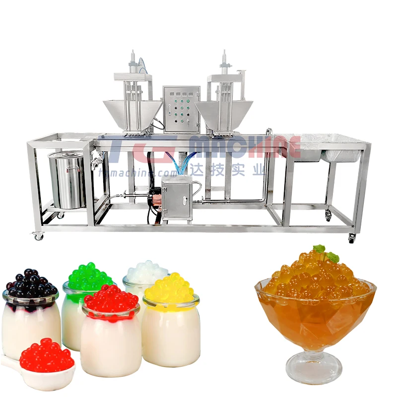 Easy operation semi-auto lab popping boba maker agar boba making machine