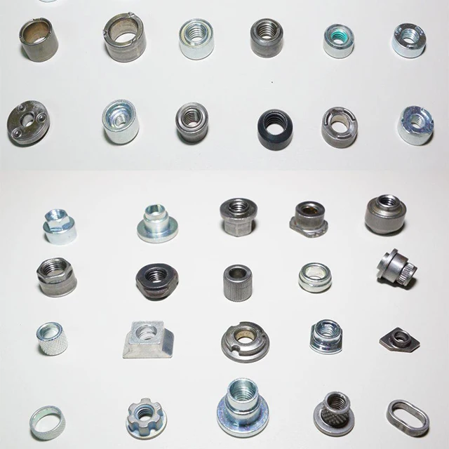 Taiwan 14B6S Mutil-staion 6 Die Square T Weld Nut Fountain Fastener Nut Bolt Making Machine