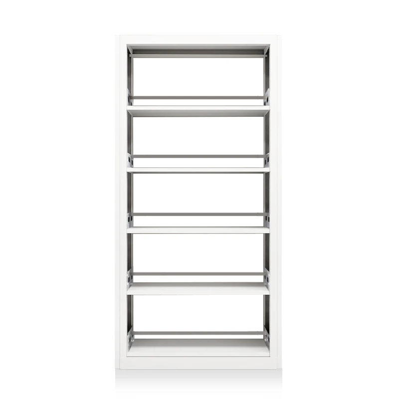 School metal steel bookcase steal bookshelf school bookcase libros rak buku libreria scaffale