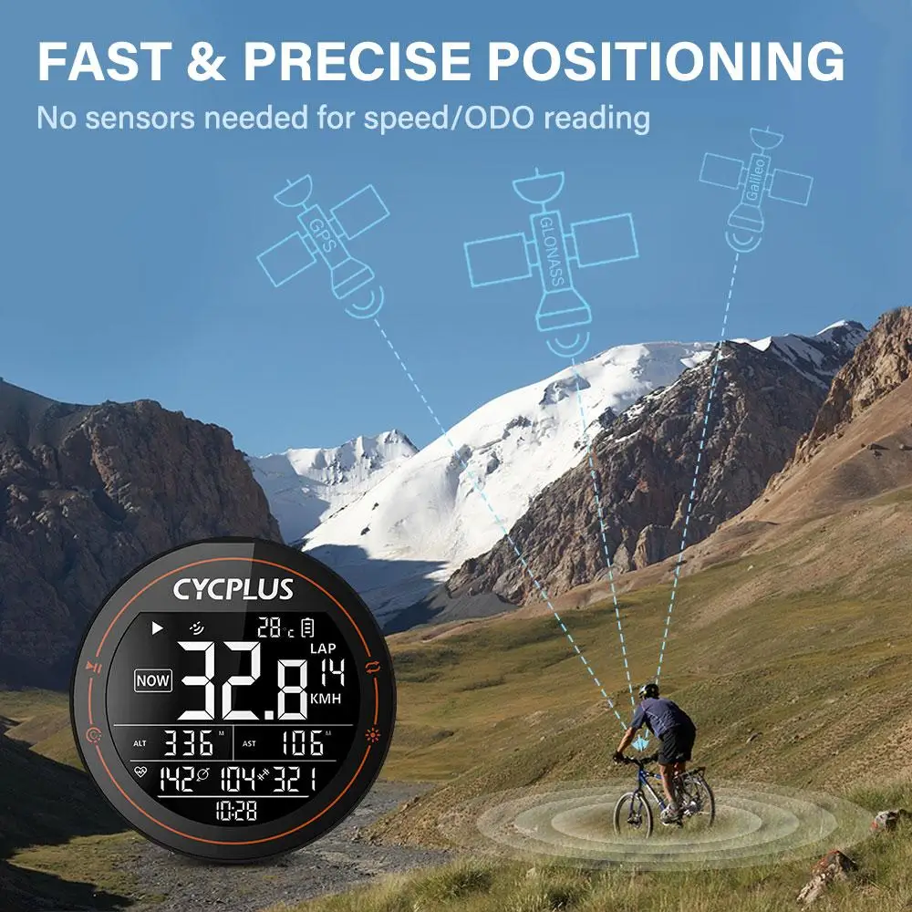 CYCPLUS M2 Gps Cycle Computer Support For Xoss Wireless Speedometer BLE 4.0 ANT+ Odometer Waterproof Bicycle Accessories