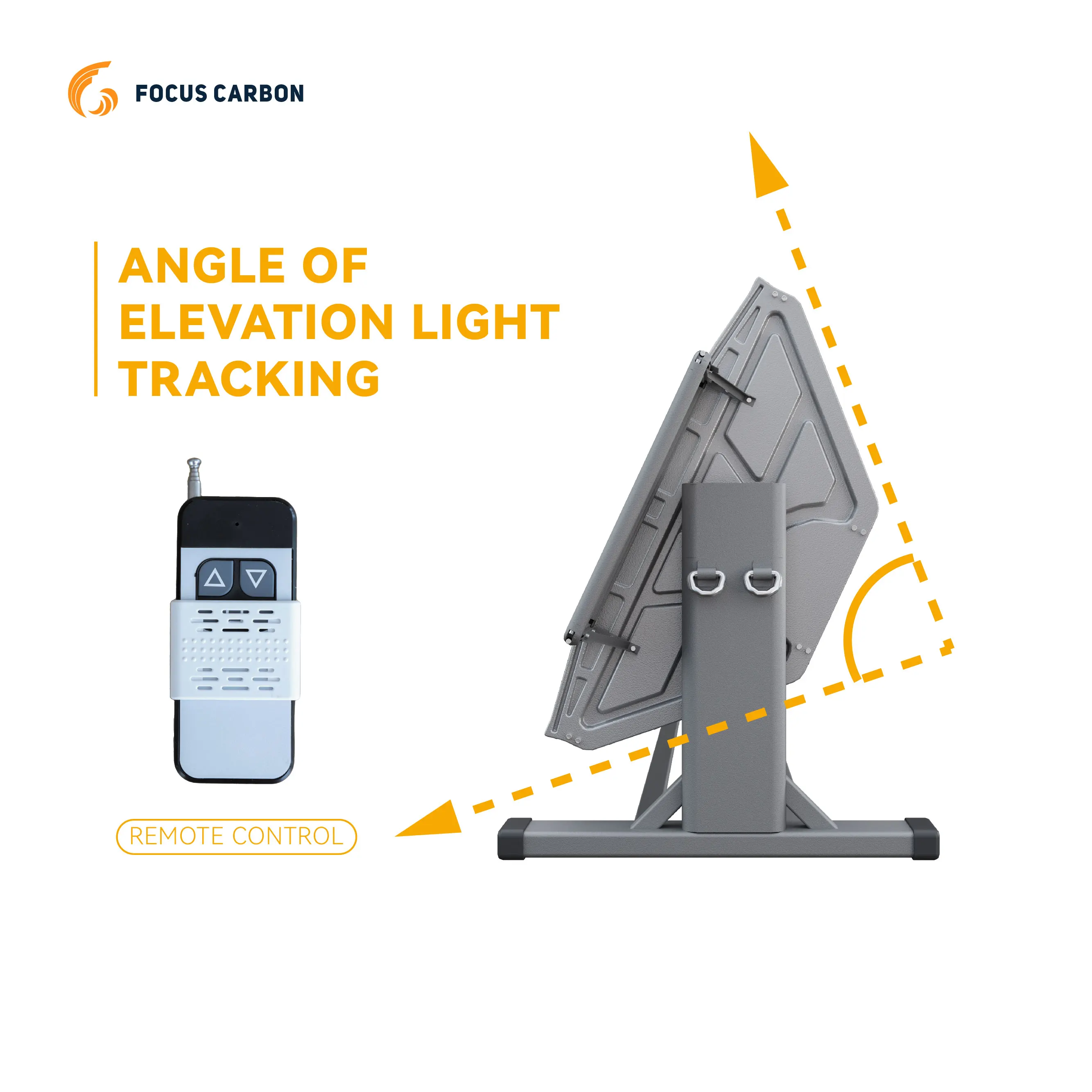 Focus Carbon High Level steam generator parabolic solar concentrator collector